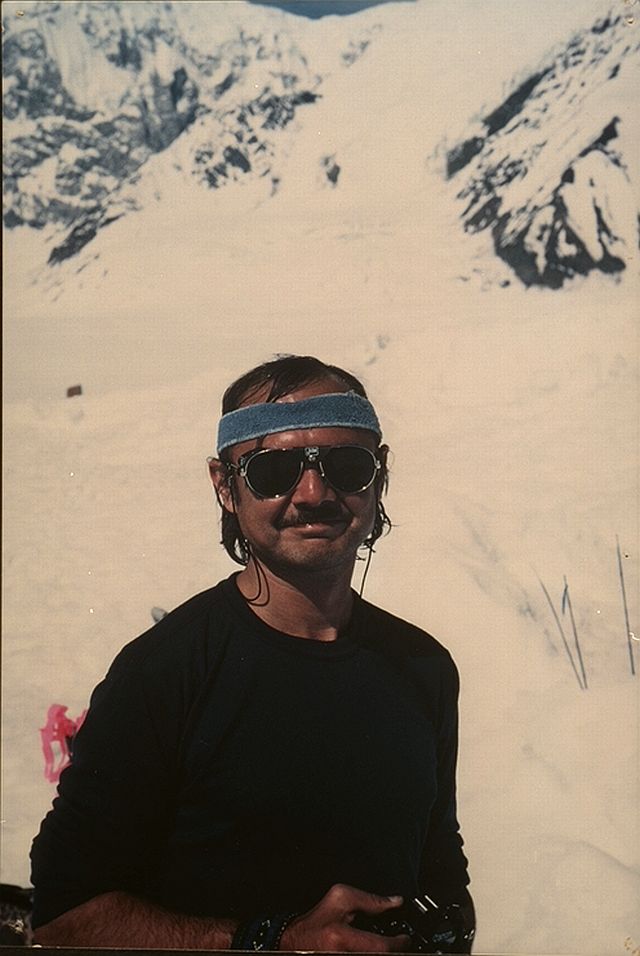 John on Kahitna Glacier Base Camp