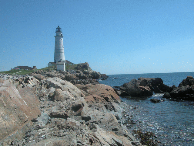 Boston Light on Little Brewster Island