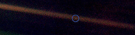 "Pale Blue Dot" image